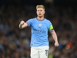 Kevin De Bruyne is the best player of the week in the Champions League