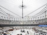 На варшавской арене Евро-2012 «натянули» крышу (ВИДЕО)