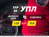 «Динамо» — «Кудрівка»: поєдинок дня в betking