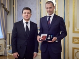 The President of Ukraine expressed solidarity with the President of UEFA in opposition to the Super League