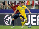 Spain U-21 vs Ukraine U-21 statistics: Rotan's team outclassed Spain in possession of the ball in the first half