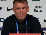Франция — Украина — 4:0. Пресс-конференция. Сергей Ребров: «Первым таймом я доволен»
