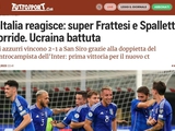 "Mistrz Europy nieco bliżej Euro 2024" - włoskie media o meczu Włochy-Ukraina