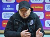«Кудривка» — «Динамо» — 1:2. Послематчевая пресс-конференция. Василий Баранов: «Мне не стыдно за игру своей команды»