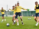 Ukraine national team holds last training session at Sparta training centre