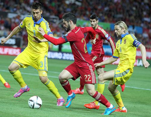 Испания — Украина — 1:0. ФОТОрепортаж (25 фото)