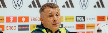 Germany - Ukraine - 0:0. Post-match press conference. Serhiy Rebrov: "Useful game for both national teams"