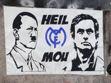 Моуринью нарисовали с Гитлером на одном плакате (ФОТО)