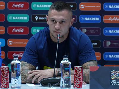 Пресс-конференция. Александр Зубков: «У Грузии техничные футболисты, поэтому, думаю, будет интересно»