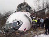 Разбившийся вчера в России Ту-154 арендовали для сборной Бельгии