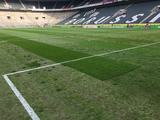Ужасный газон на стадионе «Боруссия-парк» (ФОТО)
