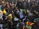Матч между Нигерией и КНДР пришлось прервать из-за массовой давки