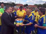 Ветераны сборной Украины победили в Венгрии