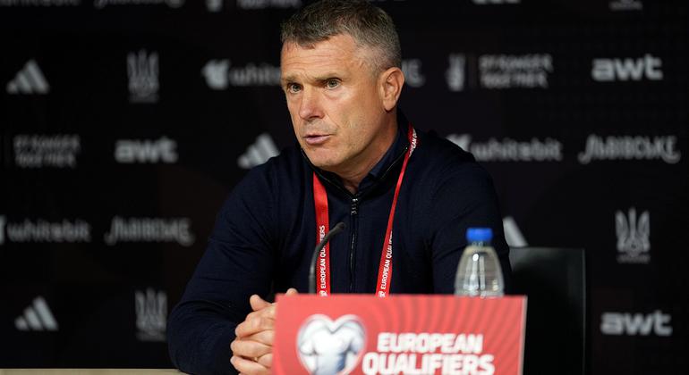 Украина — Швеция — 1:3. Пресс-конференция. Сергей Ребров: «Чтобы побеждать в таких матчах, надо показывать свой максимум»