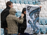 На стадионе во время матча «Черноморец» — «Олимпик» была вывешена фашистская свастика (ФОТО)