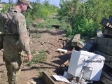 Armia włóczęgów i maruderów: skradziona pralka znaleziona na pozycjach Sił Zbrojnych Rosji (FOTO)