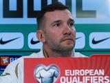Андрей Шевченко: «Мы готовимся к двум очень тяжелым матчам»