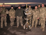 На Донбассе украинские воины собрали для оккупантов «новогоднюю елку» из вражеских снарядов