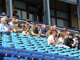 Защитники Украины по приглашению «Динамо» посетили матч против «Черноморца» (ФОТО)