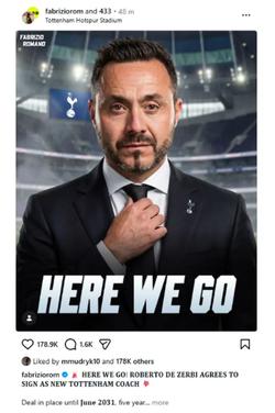 Мудрик відреагував на повернення Де Дзербі в АПЛ (СКРІН)