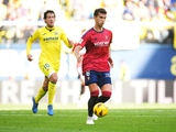 Villarreal - Osasuna - 3:1. Spanish Championship, 14th round. Match review, statistics