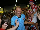 Как встречали сборную Хорватии в Загребе - фото, видео
