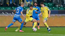 Рекордная серия сборной Украины прервалась в матче с Исландией