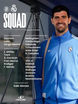 Официально. Куртуа вернулся в заявку «Реала» и сыграет против «Жироны»