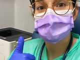 Футболистка «Бетиса» стала врачом во время пандемии коронавируса (ФОТО)