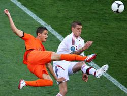 Нидерланды — Дания — 0:1. После матча. Ван Марвейк: «Мы были сильнее, но в футболе надо забивать»