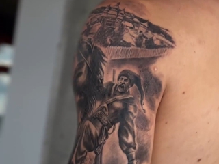 Володимир Бражко зробив велике патріотичне татуювання (ФОТО, ВІДЕО)