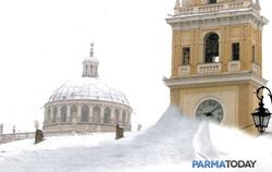 Матч чемпионата Италии «Парма» — «Кьево» отменен из-за снегопада (ФОТО)