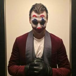 Ібрагімович приміряв образ Джокера на Хелловін (ФОТО)