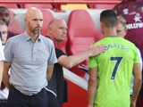 Ronaldo refused to shake hands with ten Hag after the match against Brentford (PHOTO)