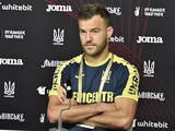 Press conference. Andriy Yarmolenko: "We will oppose the Germans with discipline"
