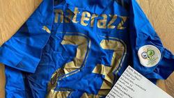 Матерацци выставил на аукцион футболку, в которой получил удар от Зидана в финале ЧМ-2006
