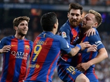 «Барселона» первой в Европе забила 100 голов за сезон в чемпионате