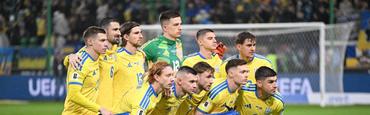 Рейтинг ФИФА. Сборная Украины сохранила 28-е место