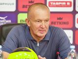 «Давайте не будем сейчас это анализировать!», — Григорчук вышел из себя из-за вопроса о голе вратаря «Оболони»