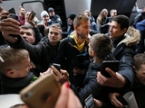 Сборная Украины прибыла во Львов (ФОТО, ВИДЕО)