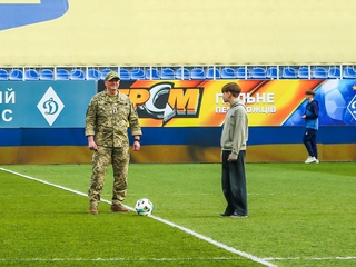 Перед матчем із «Зорею» «Динамо» провело спеціальні заходи на підтримку військових