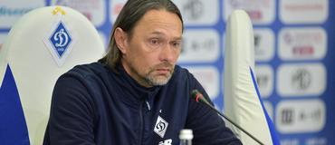 «Динамо» — «Оболонь» — 2:1. Послематчевая пресс-конференция. Игорь Костюк: «Моментов у наших ворот не было» (ВИДЕО)