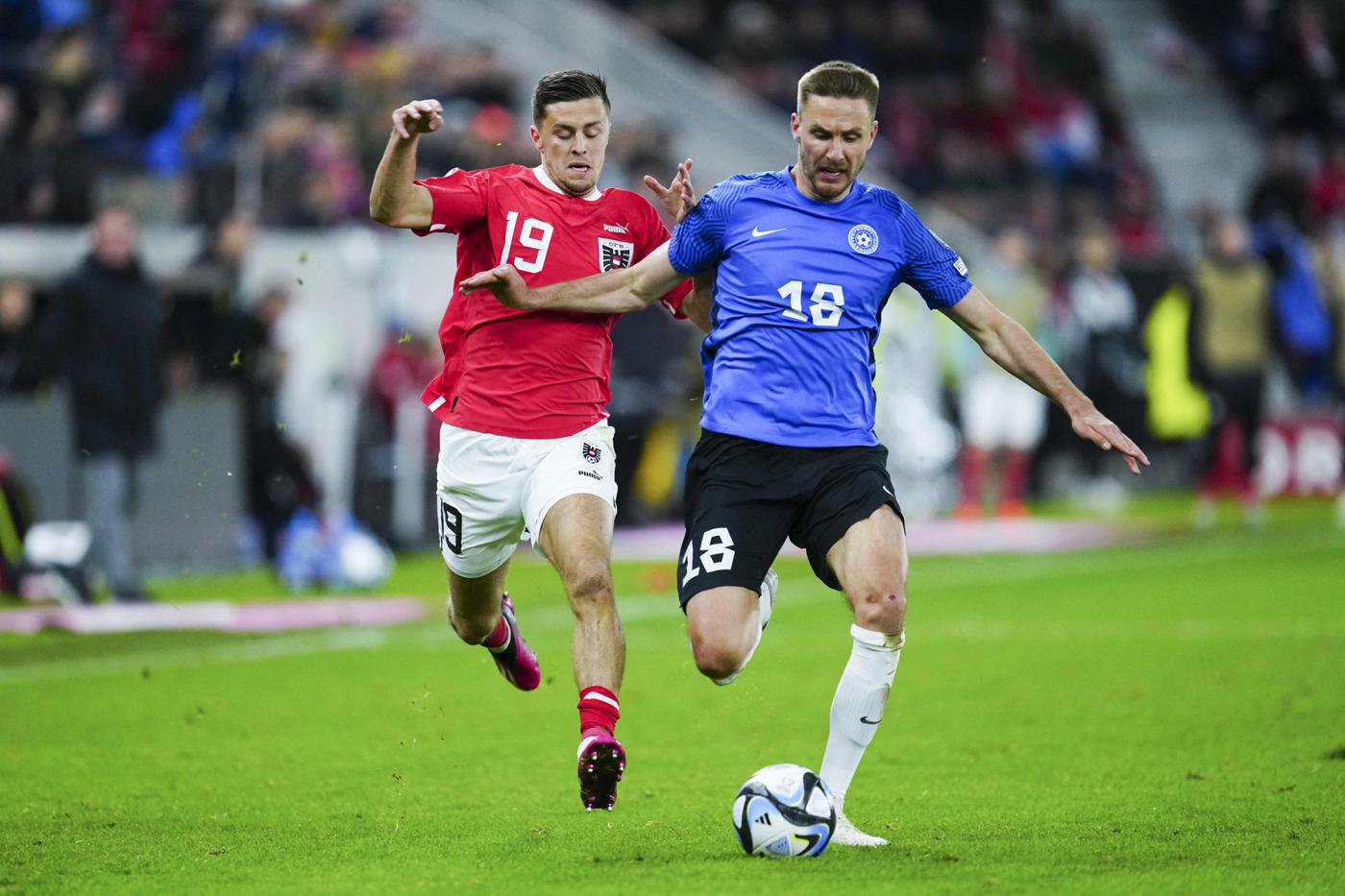 Austria v Estonia. Euro 2024. Match review, statistics.