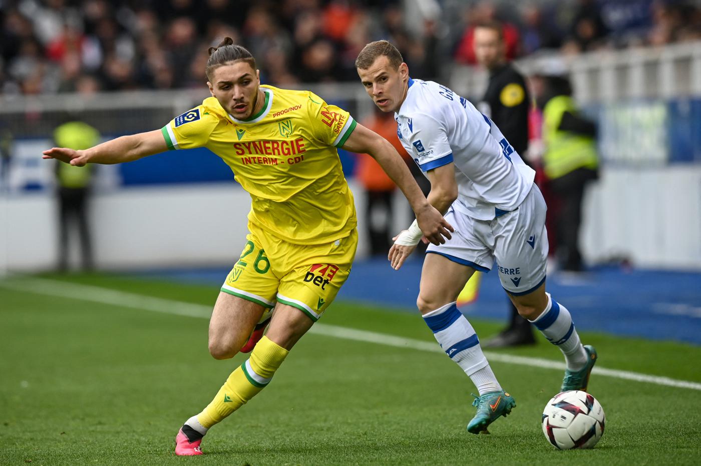 statistics Auxerre - Nantes - 2-1. French Championship, round 31. Match review,