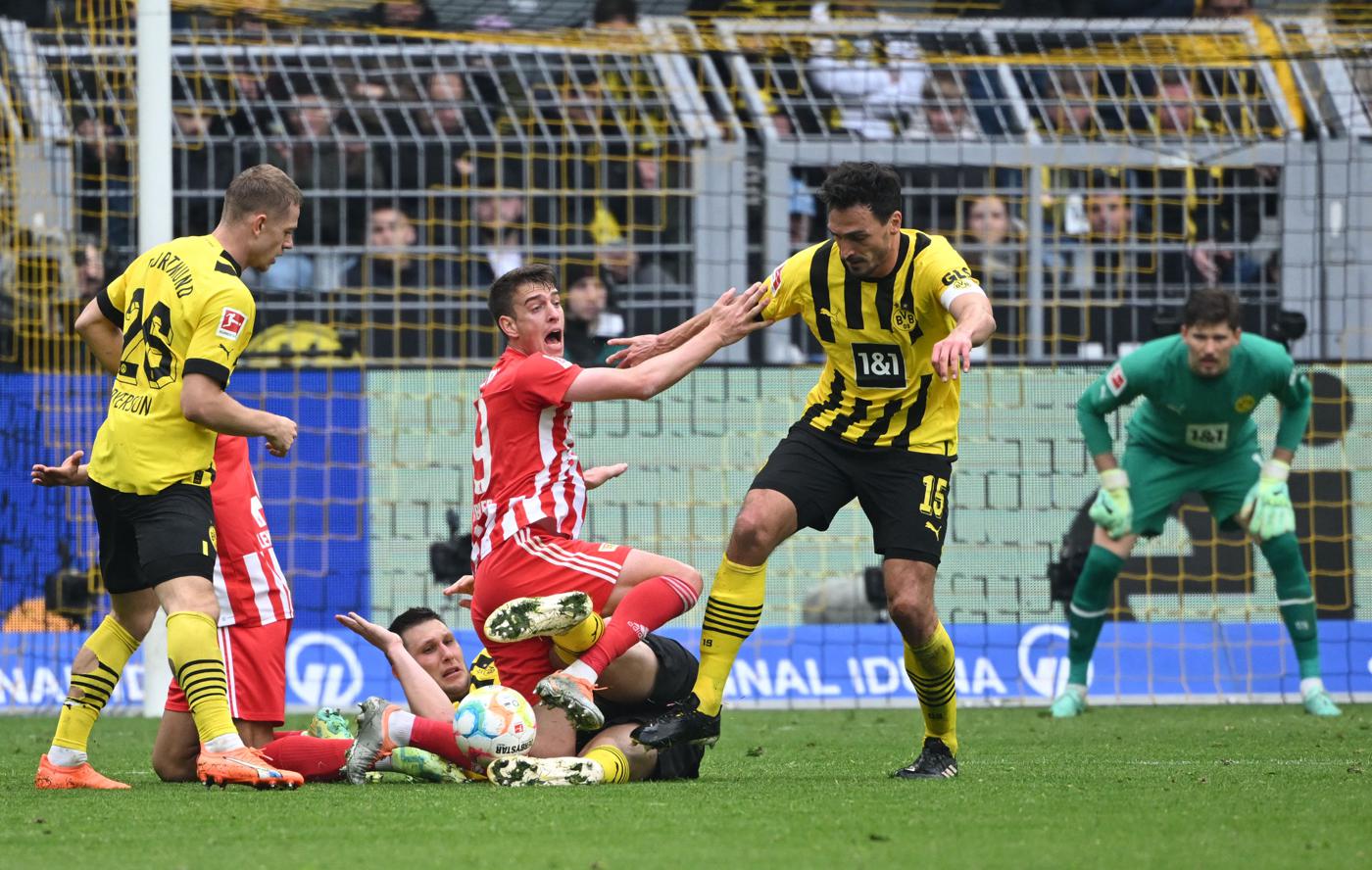 Borussia D gegen Union - 2:1. Deutsche Bundesliga, 27. Runde. Spielbericht, Statistik.