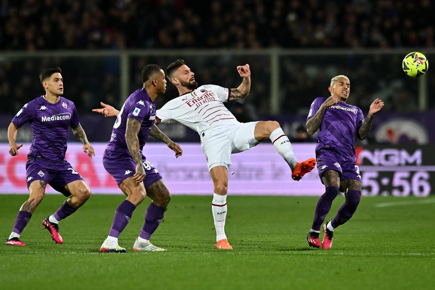 Fiorentina vs Milan - 2-1. Italian Championship, 25th round. Match Review, Statistics