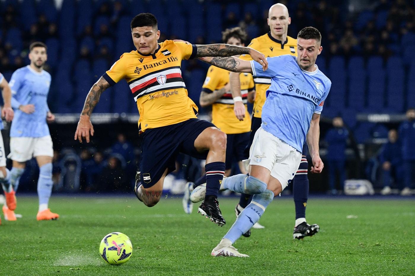 Lazio - Sampdoria - 1:0. Italian Championship, round 24. Match review, statistics.