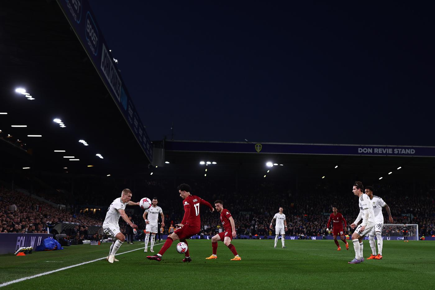 statistics Leeds - Liverpool - 1:6. English Championship, round 31. Review of the match,