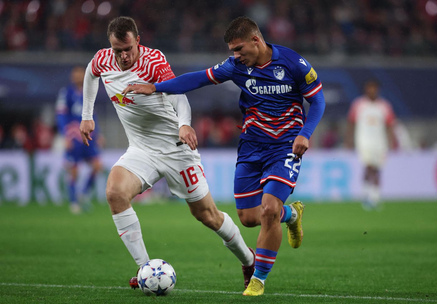 RB Leipzig - Red Star - 3:1. Champions League. Match review, statistics  (Oct. 25, 2023) —
