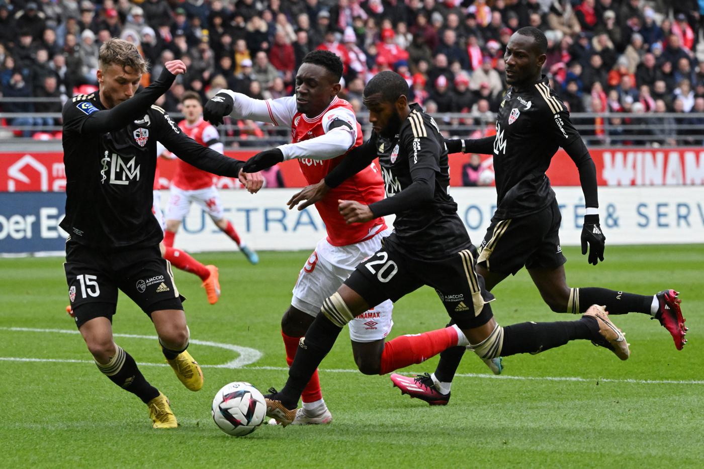 Reims - Ajaccio - 1:0. French Premier League, round 26. Match review, statistics.